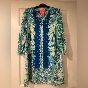 Lilly Pulitzer - Pamela Dress in Coconut Row Print - Size XS